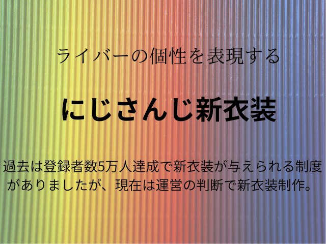 にじさんじ新衣装ひどい？共通衣装条件や相場や自費・ポイント制もご紹介！